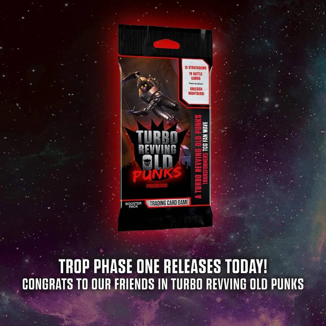TROP Phase One releases today! Congrats to our friends in Turbo Revving Old Punks