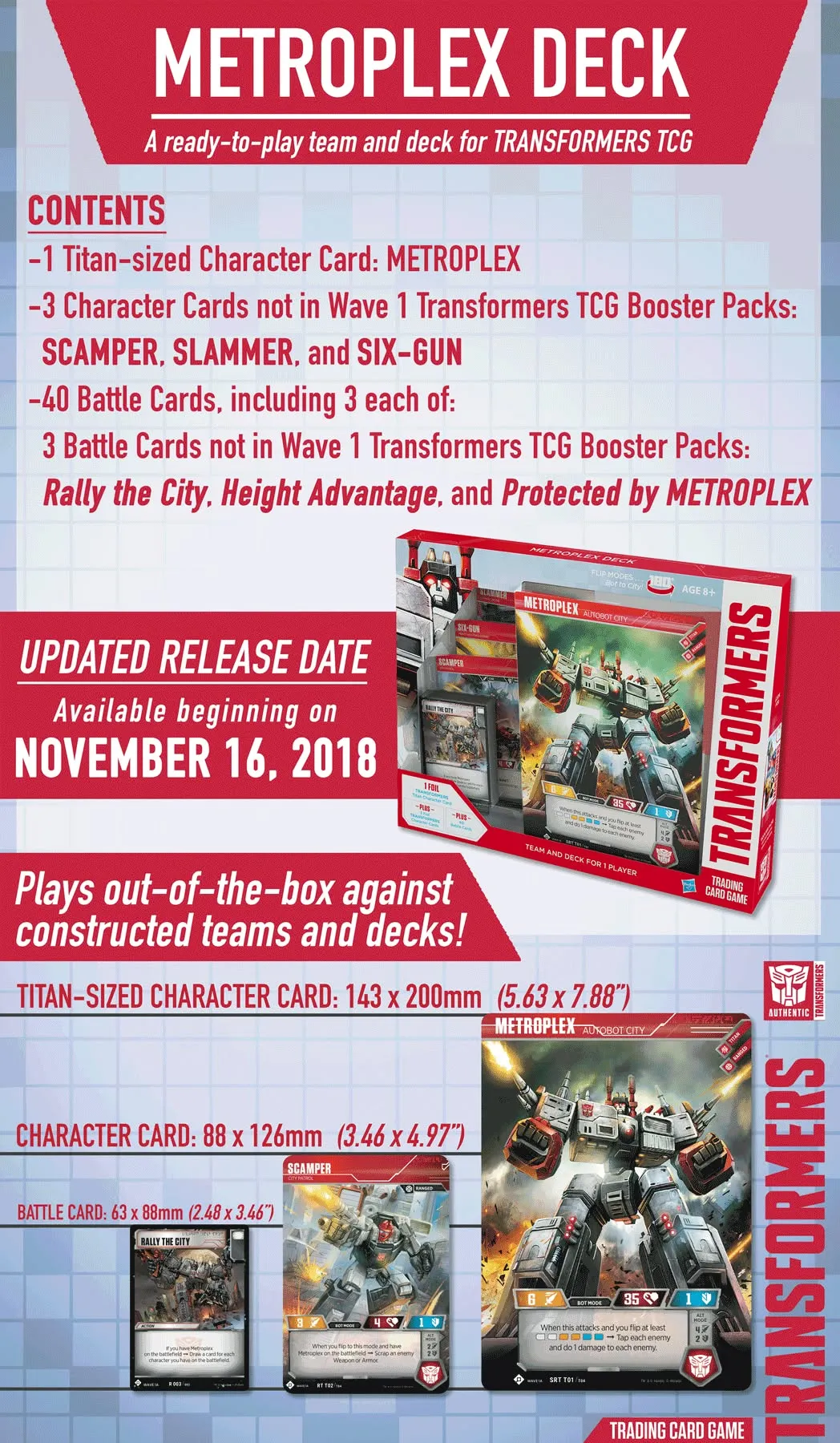 Metroplex Deck details