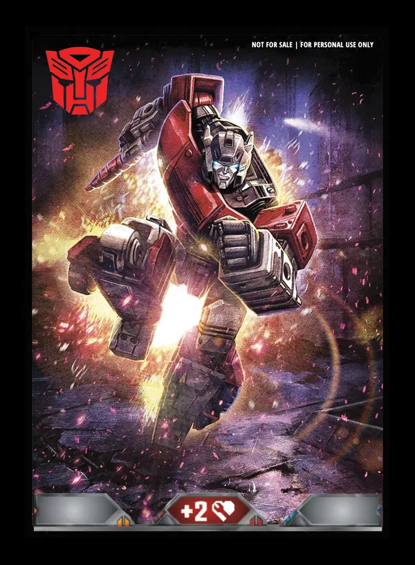 Covert // Private Sideswipe, Infantry • Soldier card back