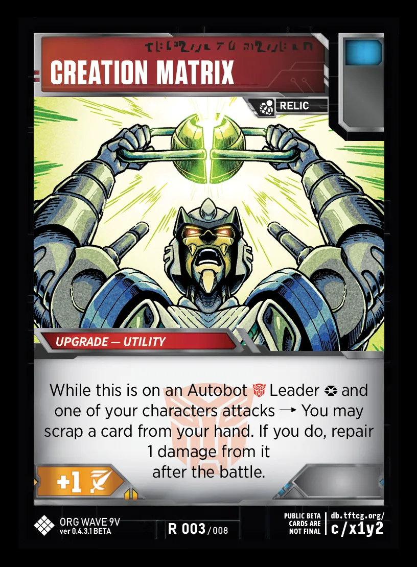 Creation Matrix