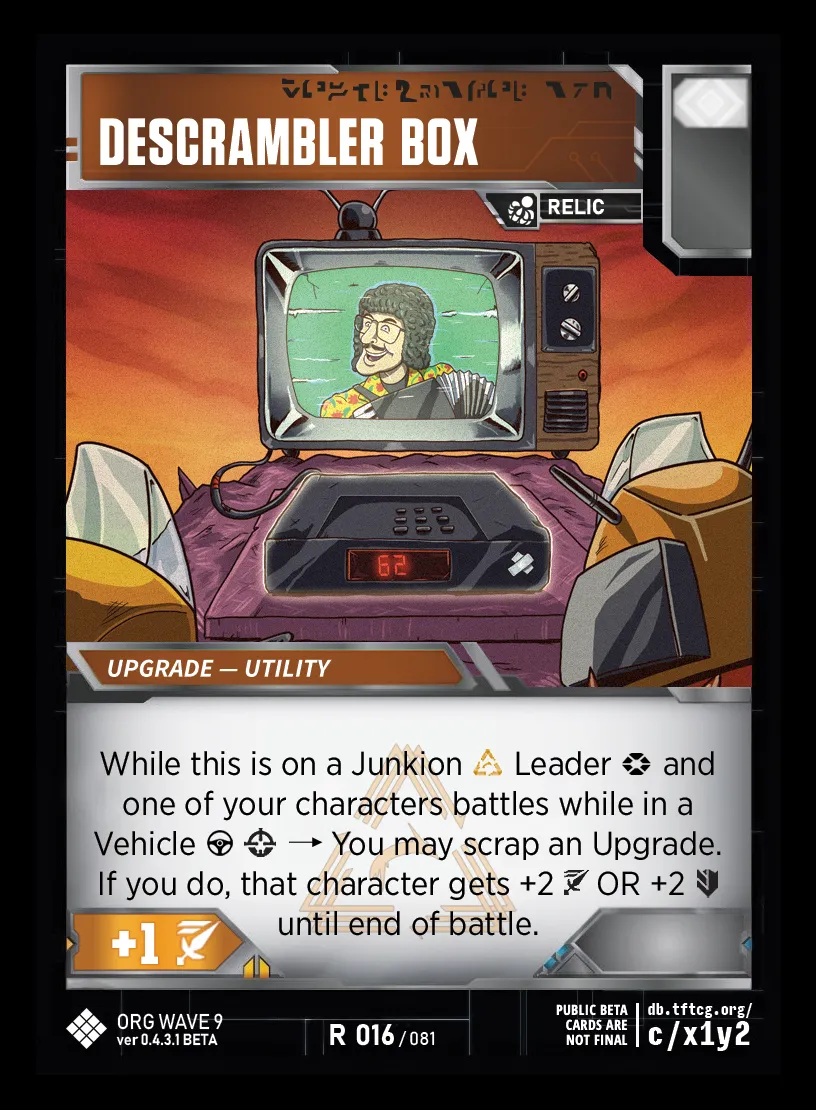 Descrambler Box utility