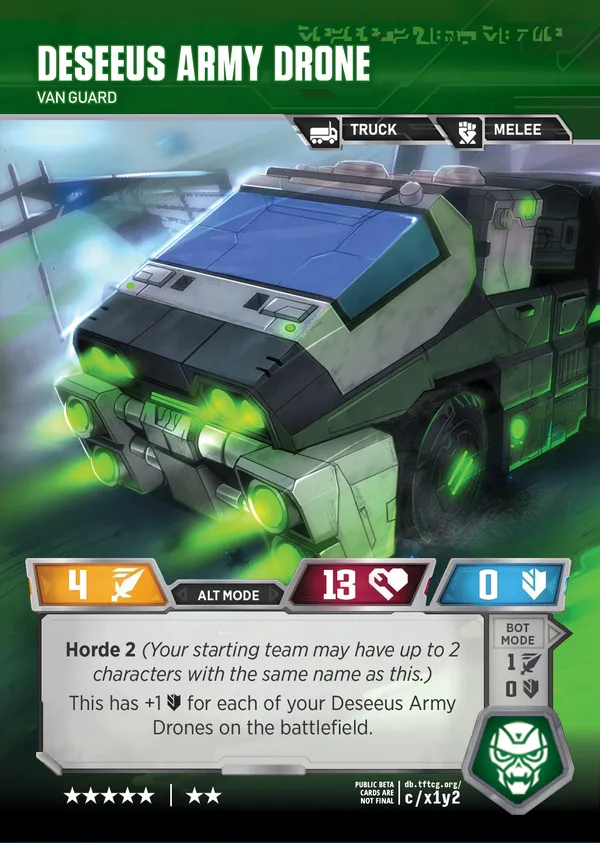 Deseeus Army Drone // Van Guard (2) alt mode