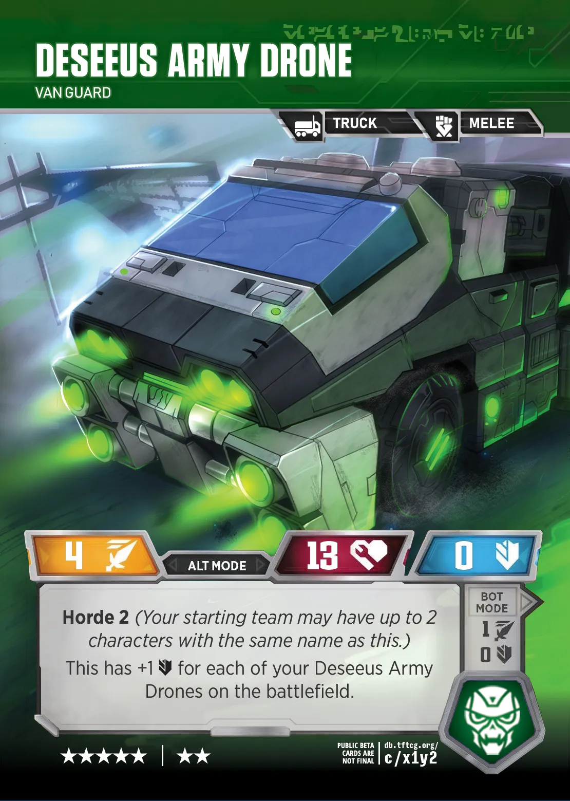 Deseeus Army Drone // Van Guard (2) alt mode