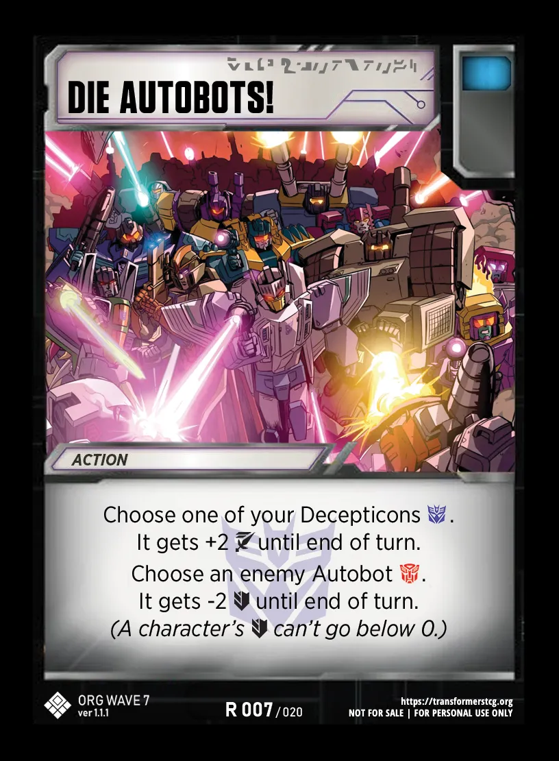 Die Autobots!
