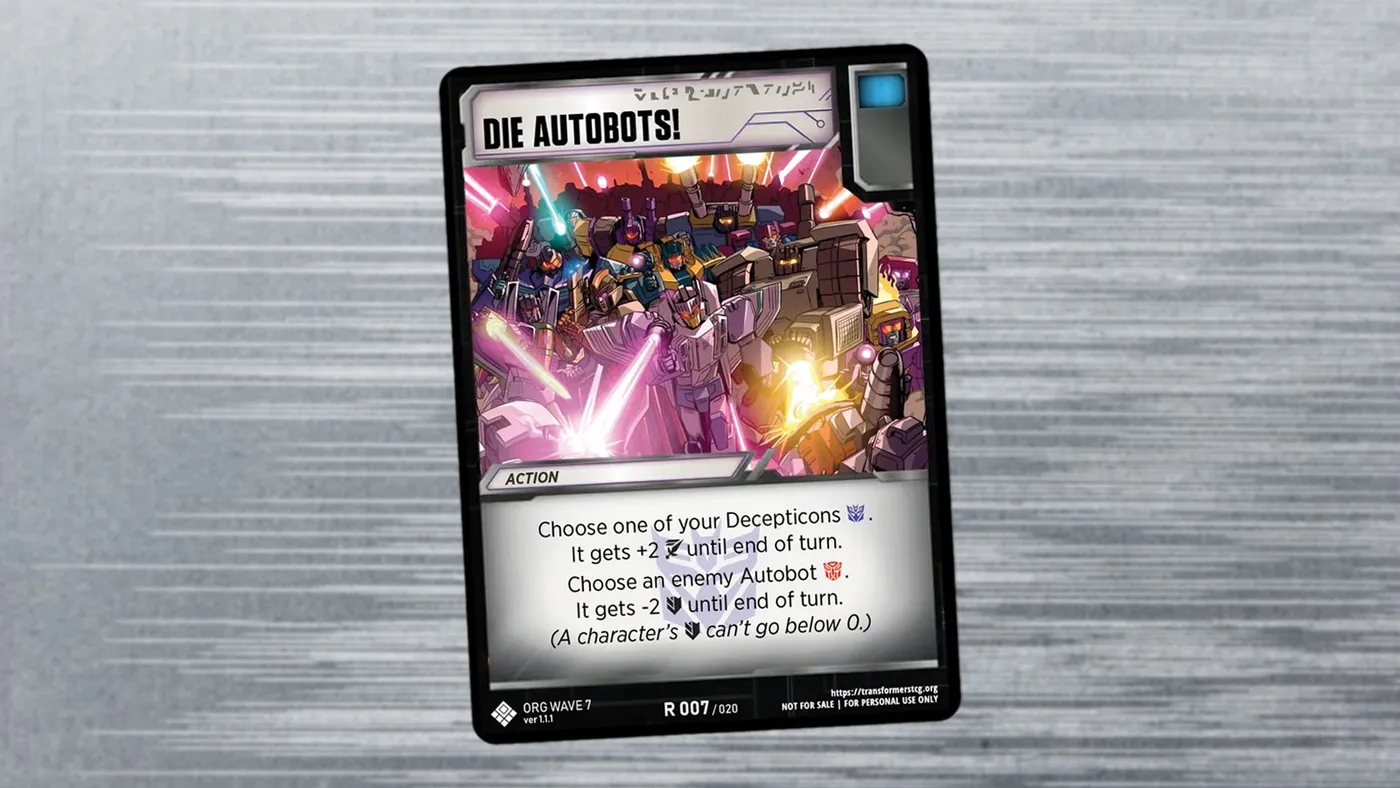 Die Autobots! from Org Wave 7: Monster Menagerie