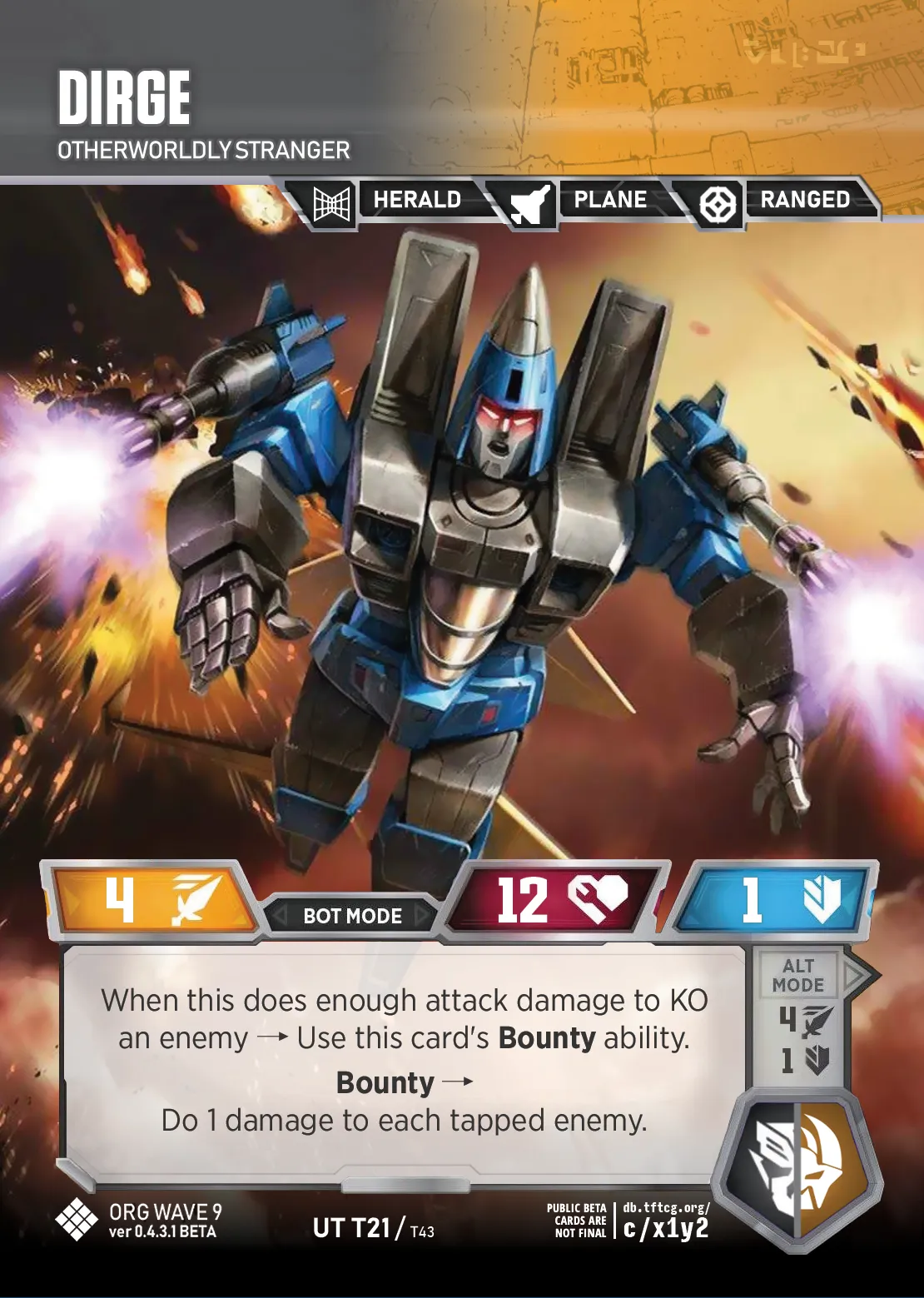 Dirge // Otherworldly Stranger bot mode
