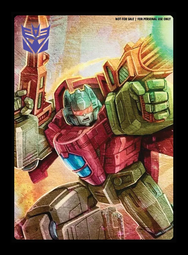 Durable Decepticon // Raider Skytread, Special Ops • Soldier card back