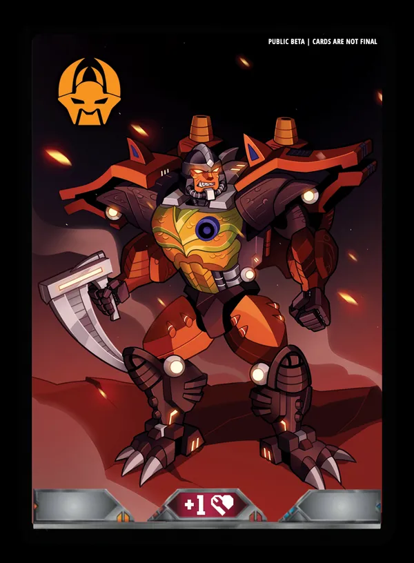 Earth Combat // Rhinox, War card back
