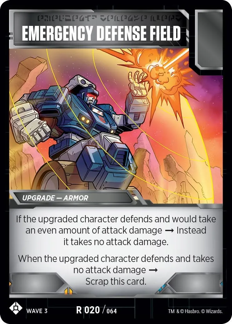 Emergency Defense Field from Wave 3