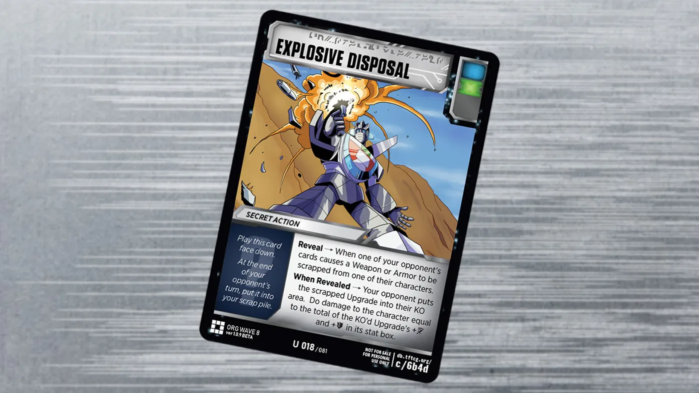 Explosive Disposal from Wave 8: Waste|Lands