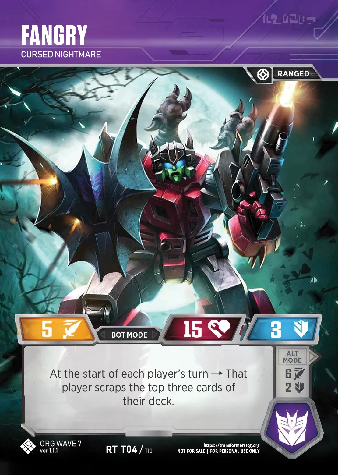 Fangry // Cursed Nightmare bot mode
