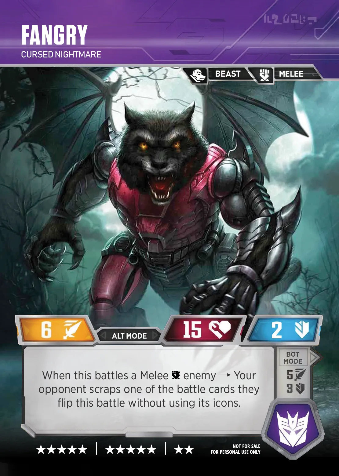Fangry // Cursed Nightmare alt mode