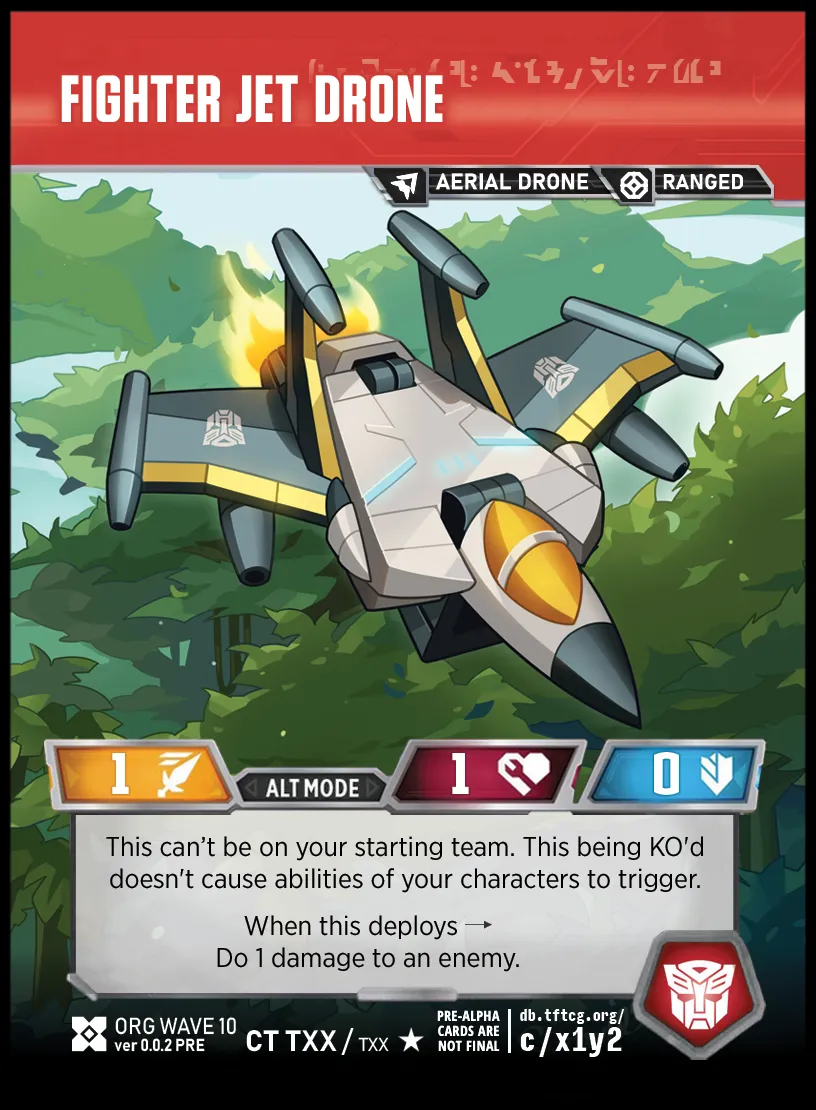 Fighter Jet Drone alt mode
