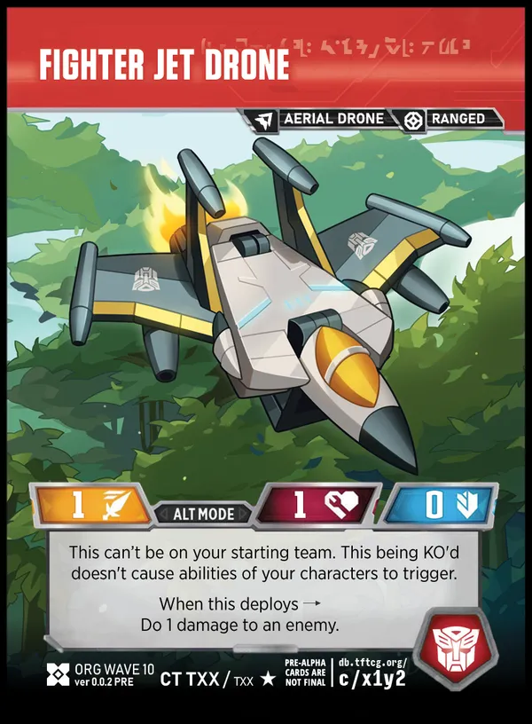 Fighter Jet Drone alt mode