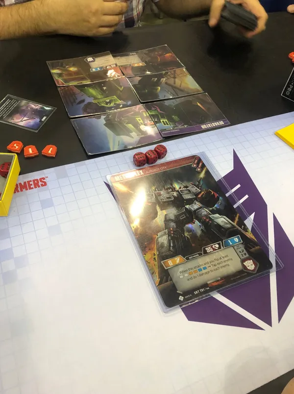Gen Con 2019 Devastator VS Metroplex