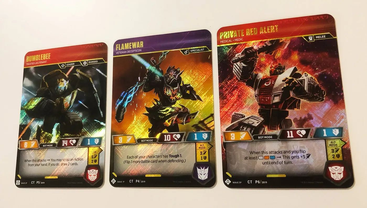 Gold foil promo cards