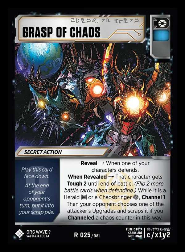 Grasp of Chaos