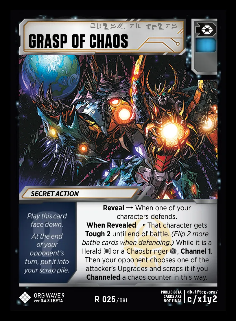 Grasp of Chaos