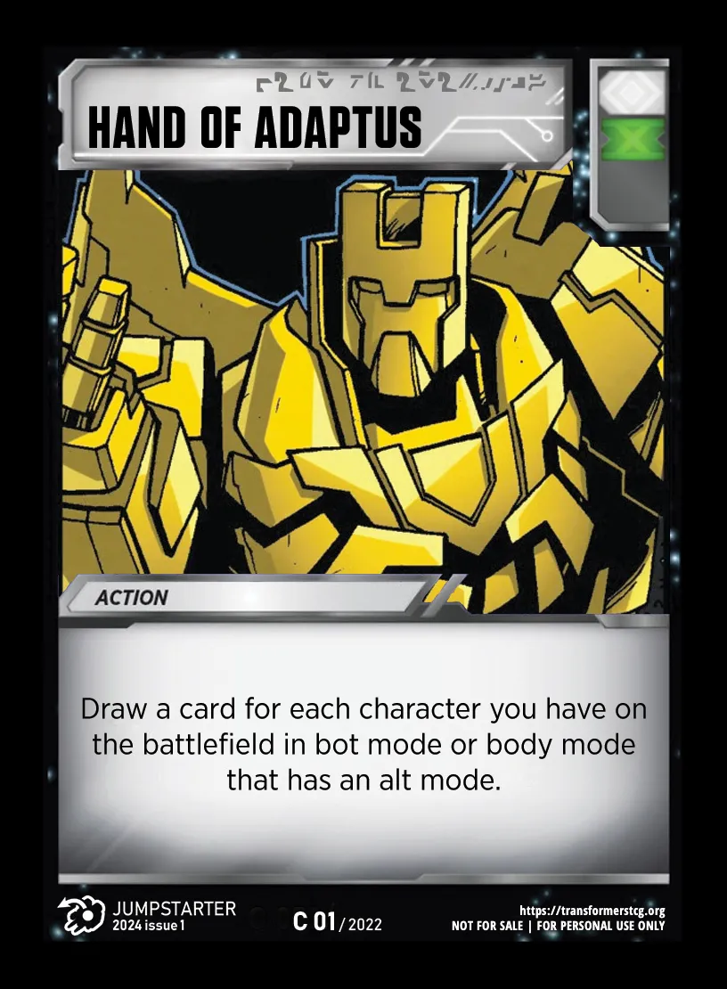 Hand of Adaptus – replaces Wave 5's Mission Briefing