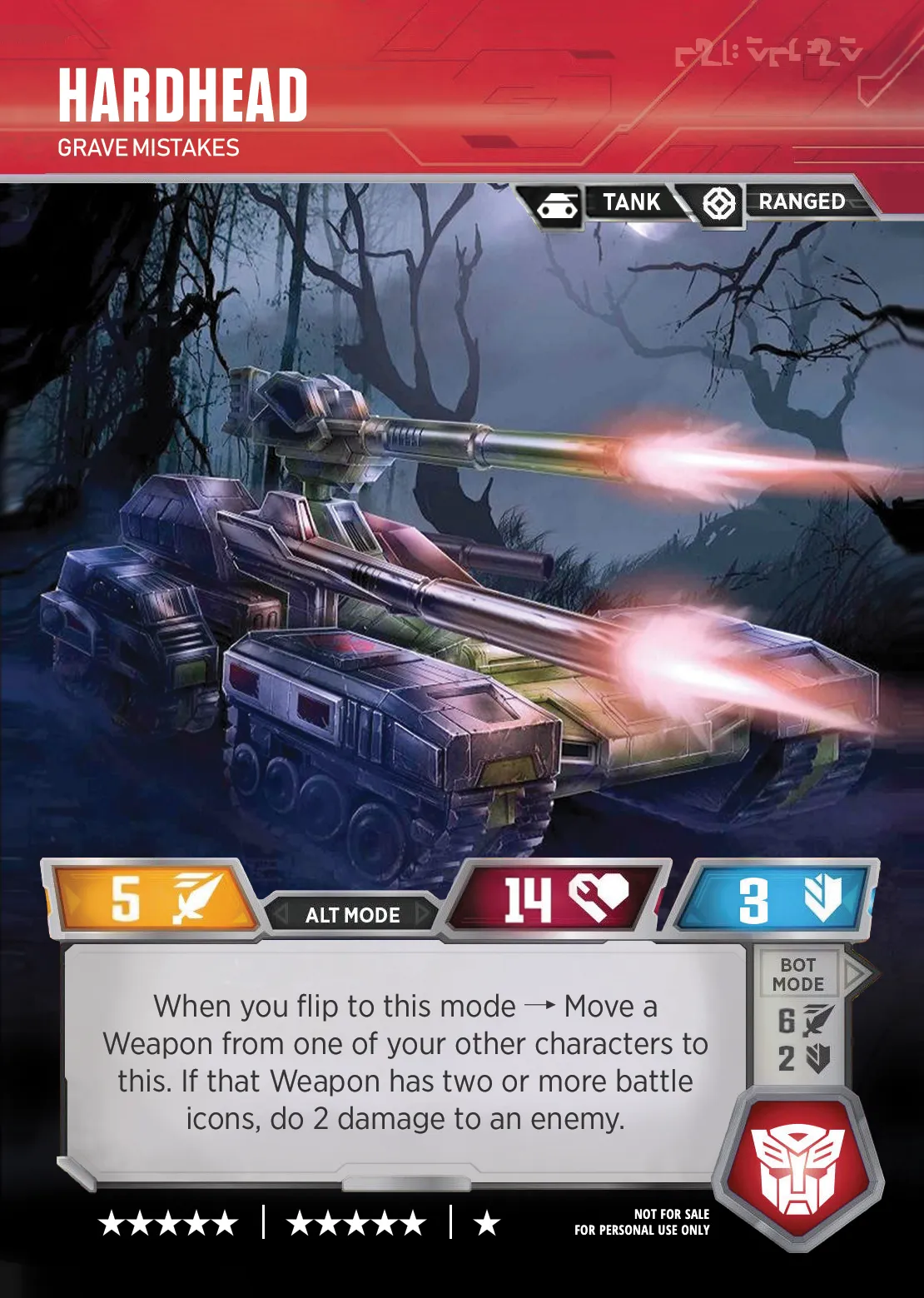 Hardhead // Grave Mistakes alt mode