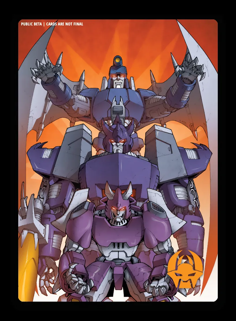 Heart of Darkness // Unicron Faction Characters card back