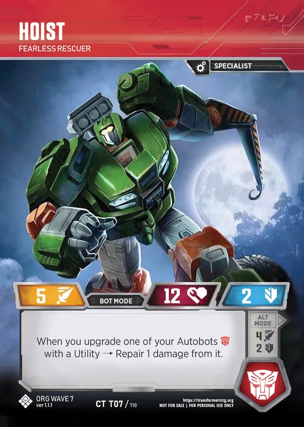 Hoist // Fearless Rescuer bot mode