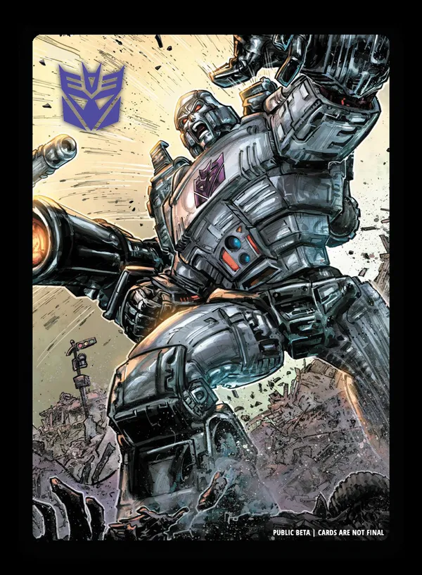 I Am Megatron! // Megatron card back