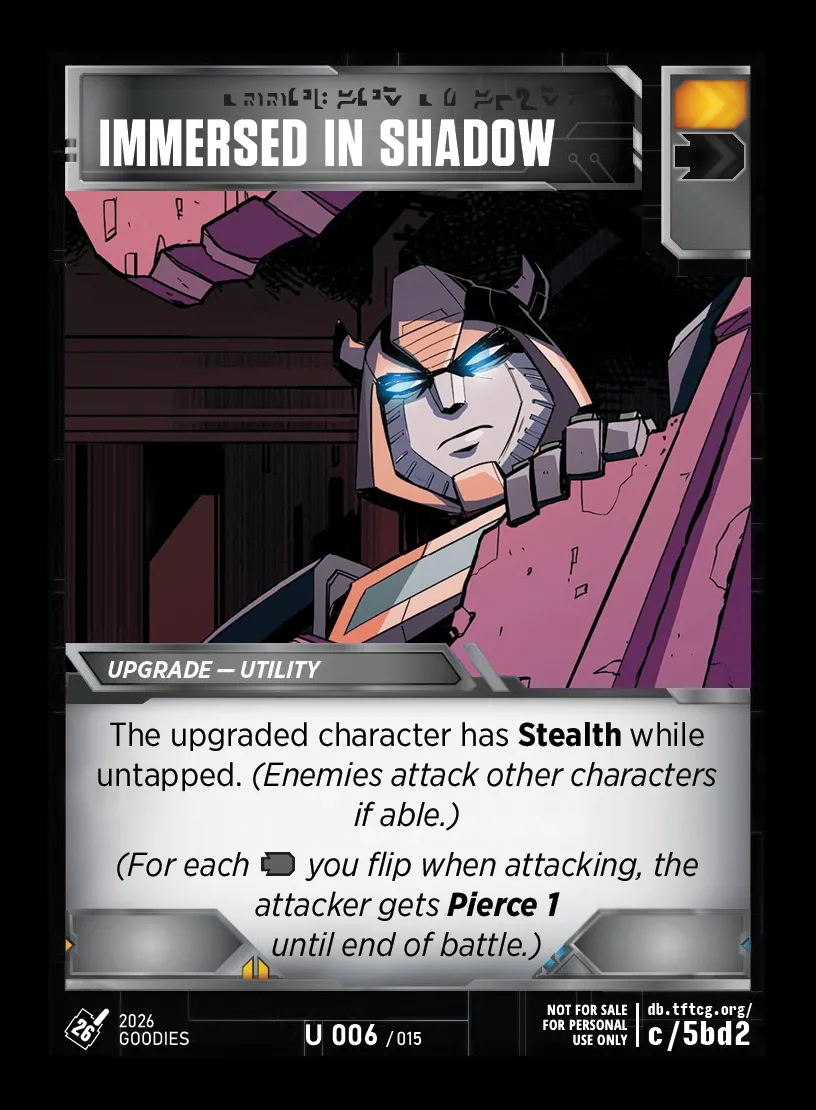 Immersed in Shadow