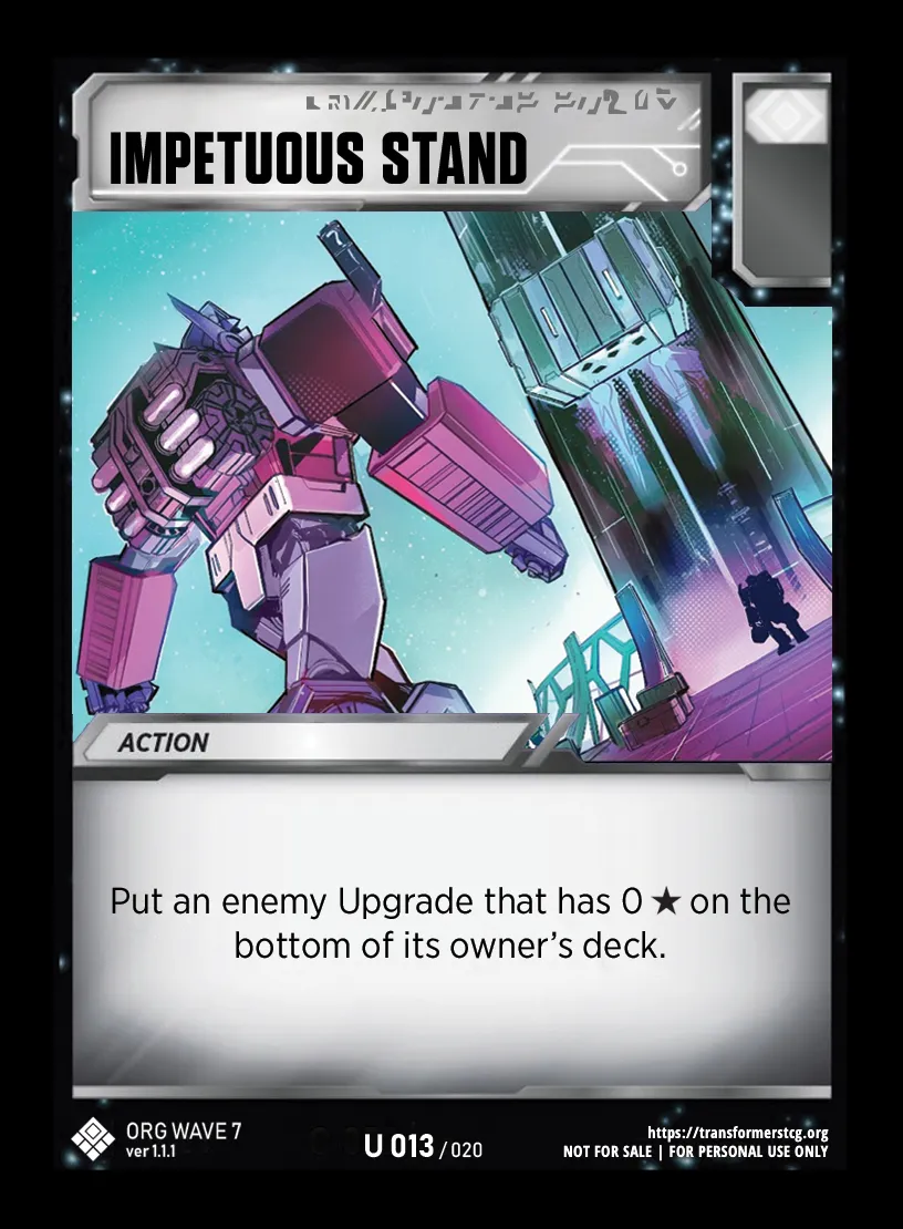 Impetuous Stand