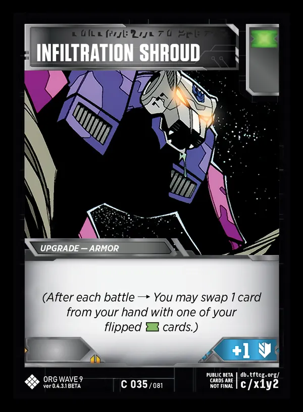 Infiltration Shroud