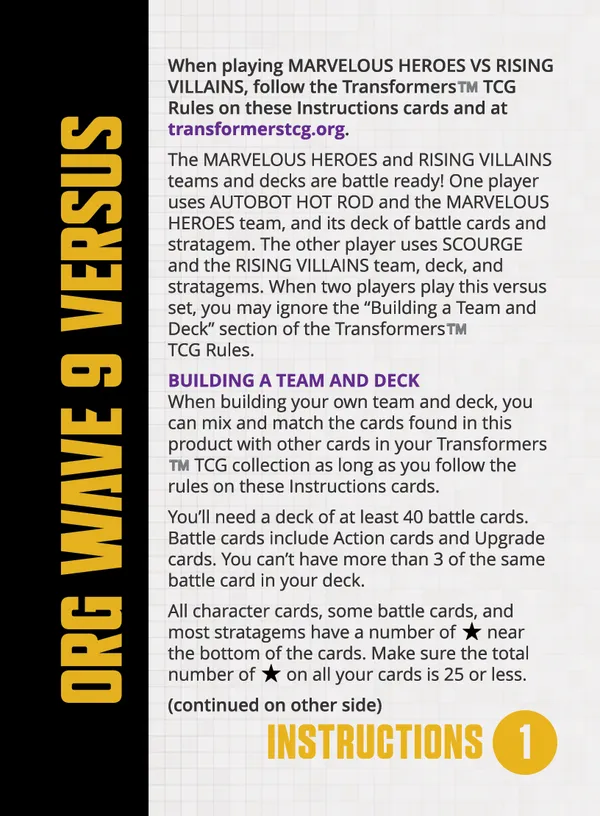 OW9V Instructions 1