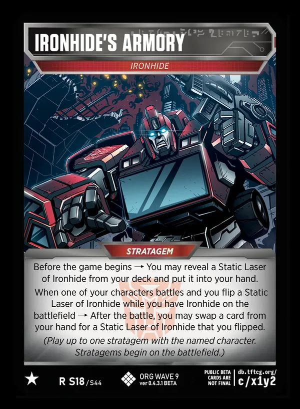 Ironhide's Armory // Ironhide card face