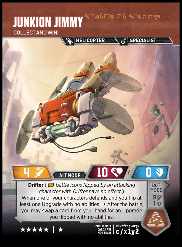 Junkion Jimmy // Collect and Win! alt mode