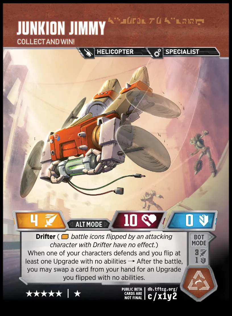 Junkion Jimmy // Collect and Win! alt mode