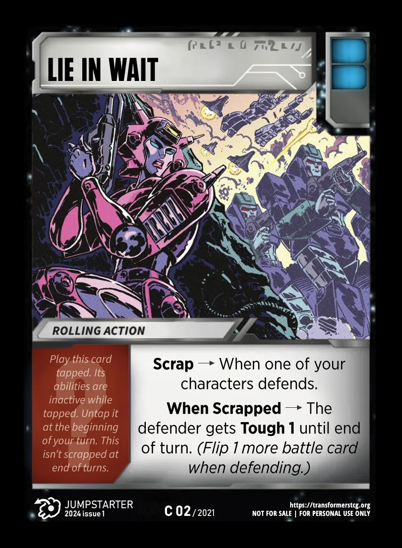 Lie in Wait – replaces Wave 1's Security Checkpoint