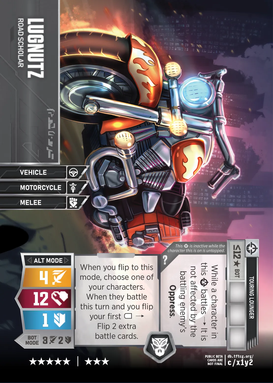 Lugnutz // Road Scholar alt mode