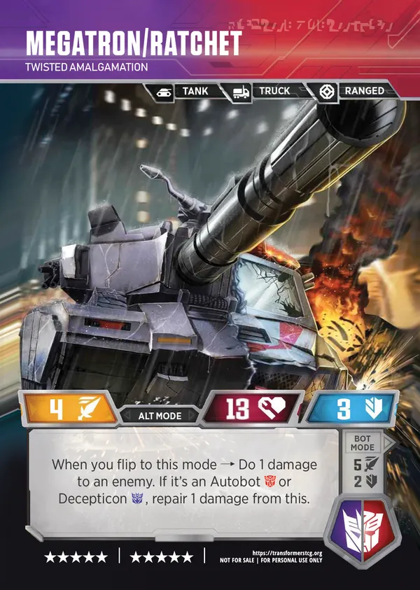 Megatron/Ratchet // Twisted Amalgamation alt mode