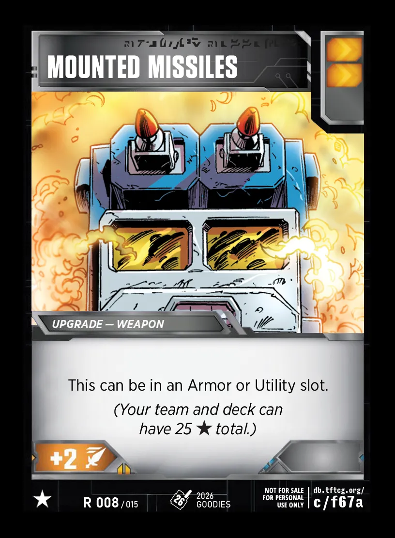 Mounted Missiles