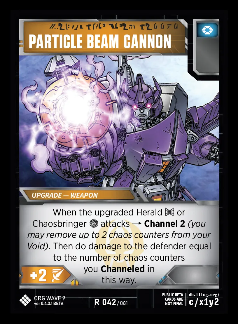 Particle Beam Cannon