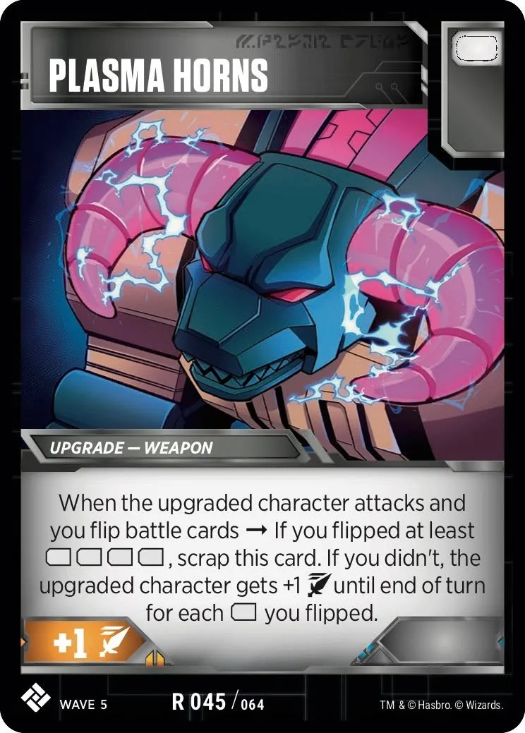 Plasma Horns from Wave 5