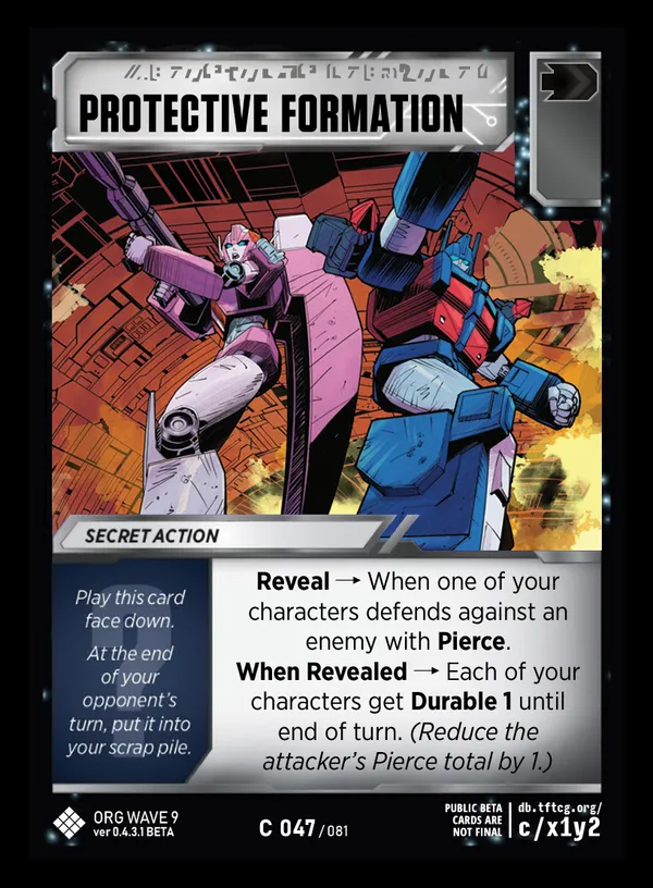 Protective Formation