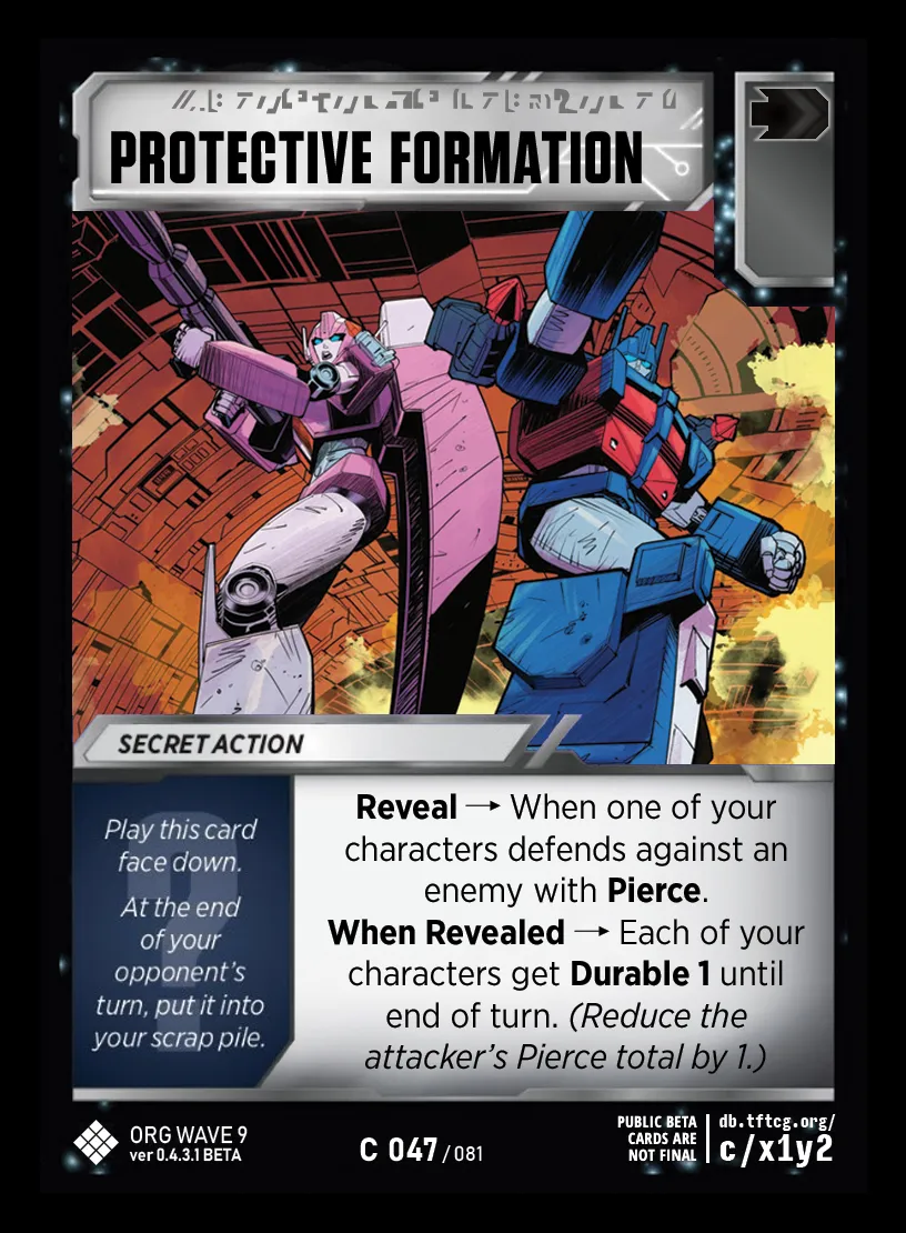 Protective Formation