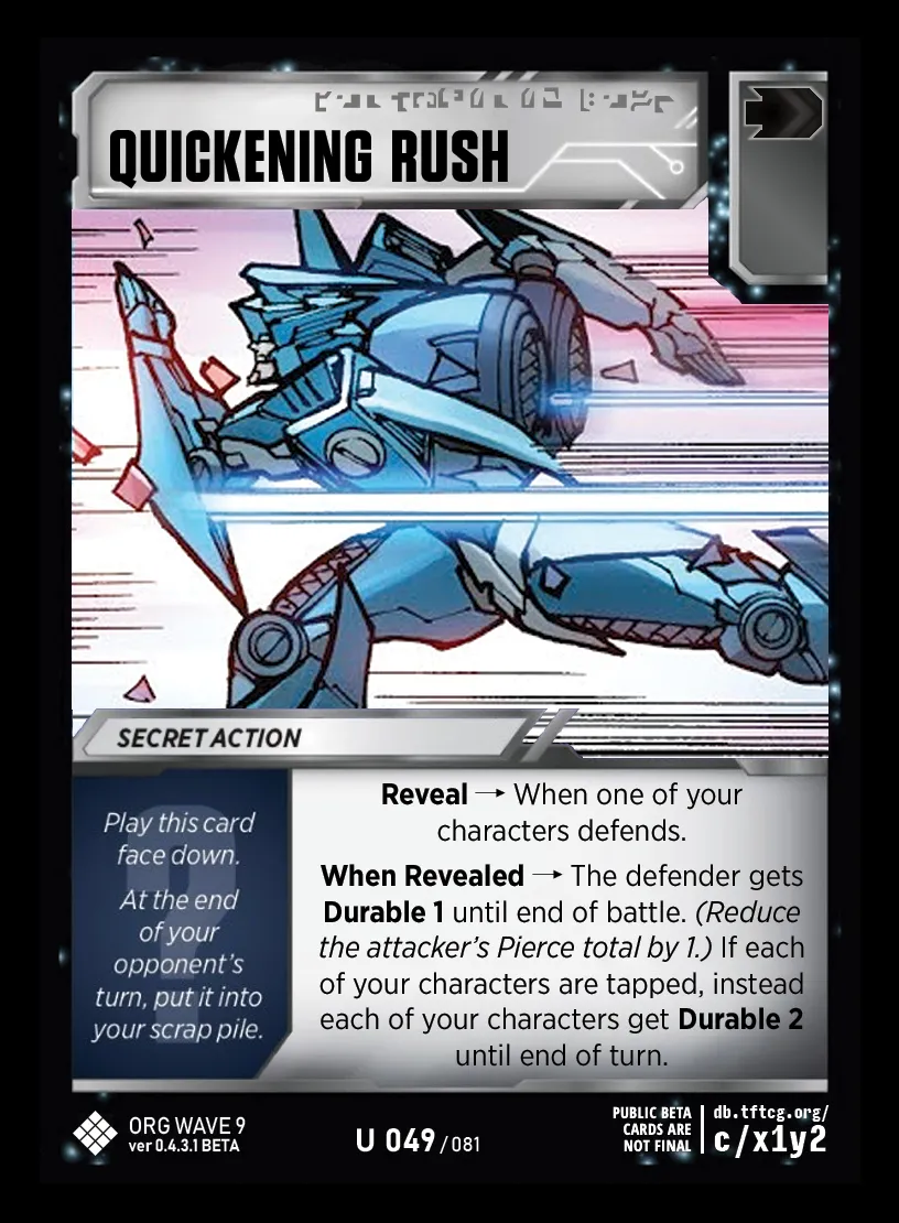 Quickening Rush