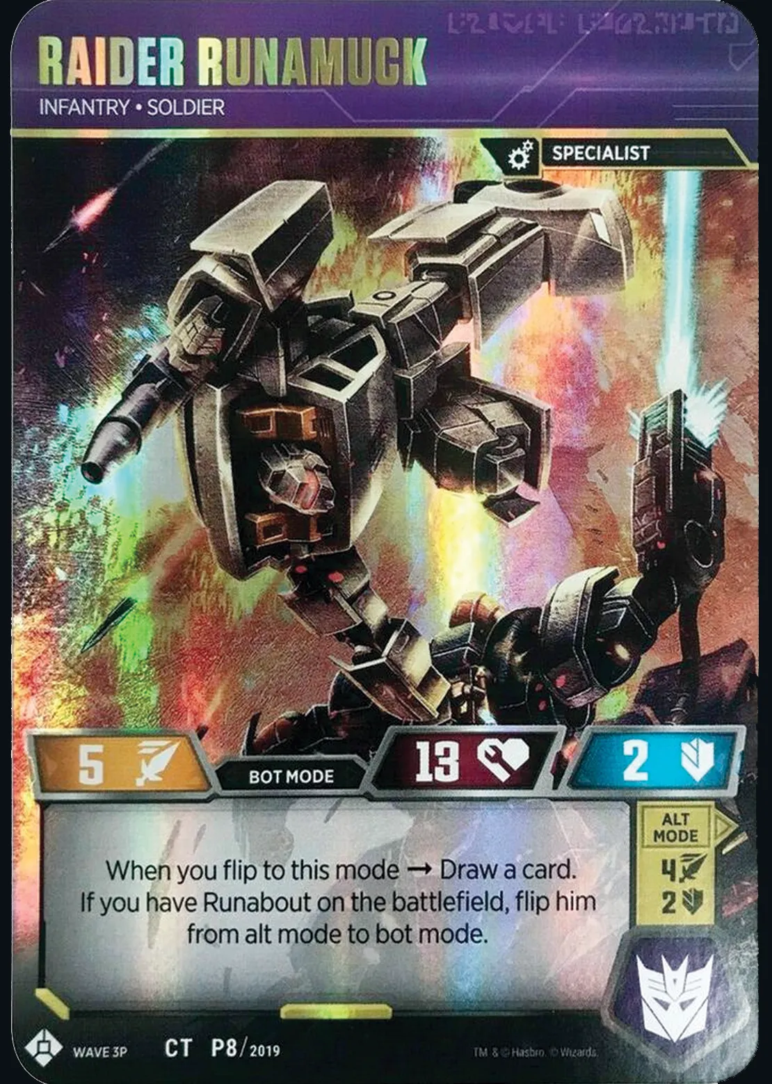 Raider Runamuck // Infantry • Soldier promo bot mode
