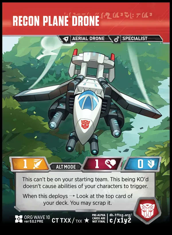 Recon Plane Drone alt mode