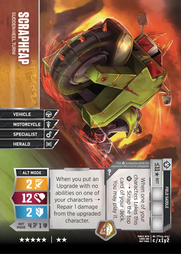 Scrapheap // Sudden Heel Turn! alt mode