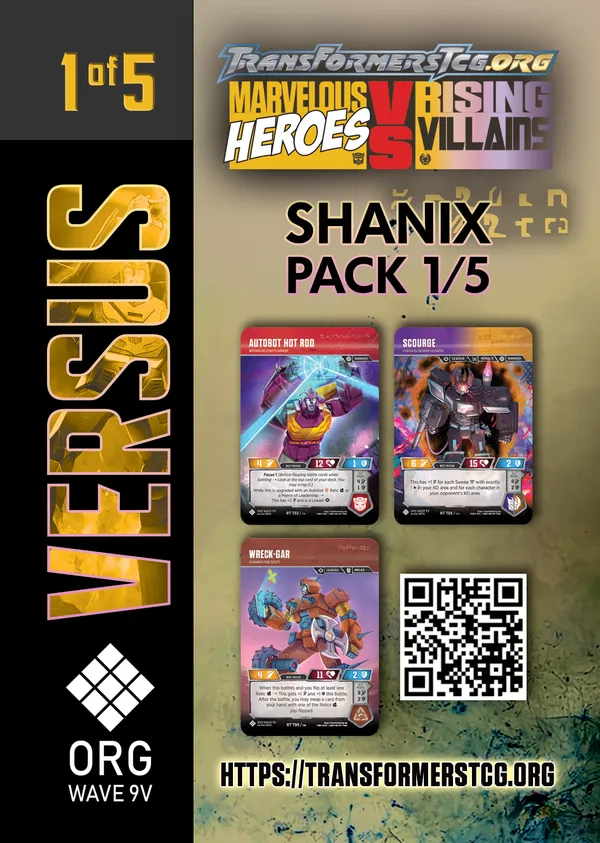 OW9V Shanix Pack Cover 1/5 face