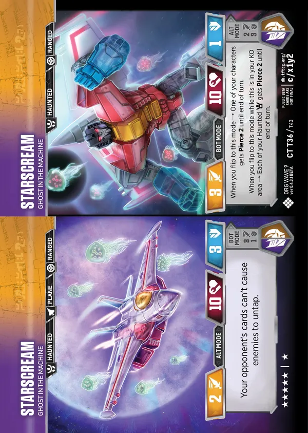 Starscream // Ghost in the Machine alt/bot modes