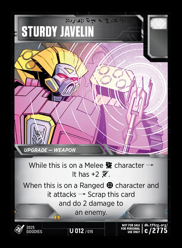 Sturdy Javelin
