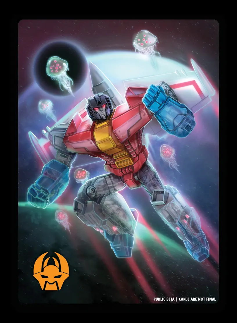 Sudden But Inevitable Betrayal // Starscream, Ghost in the Machine card back
